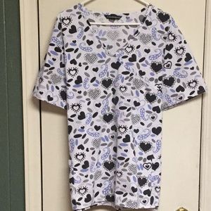 Size 4x  Medical Scrub Top